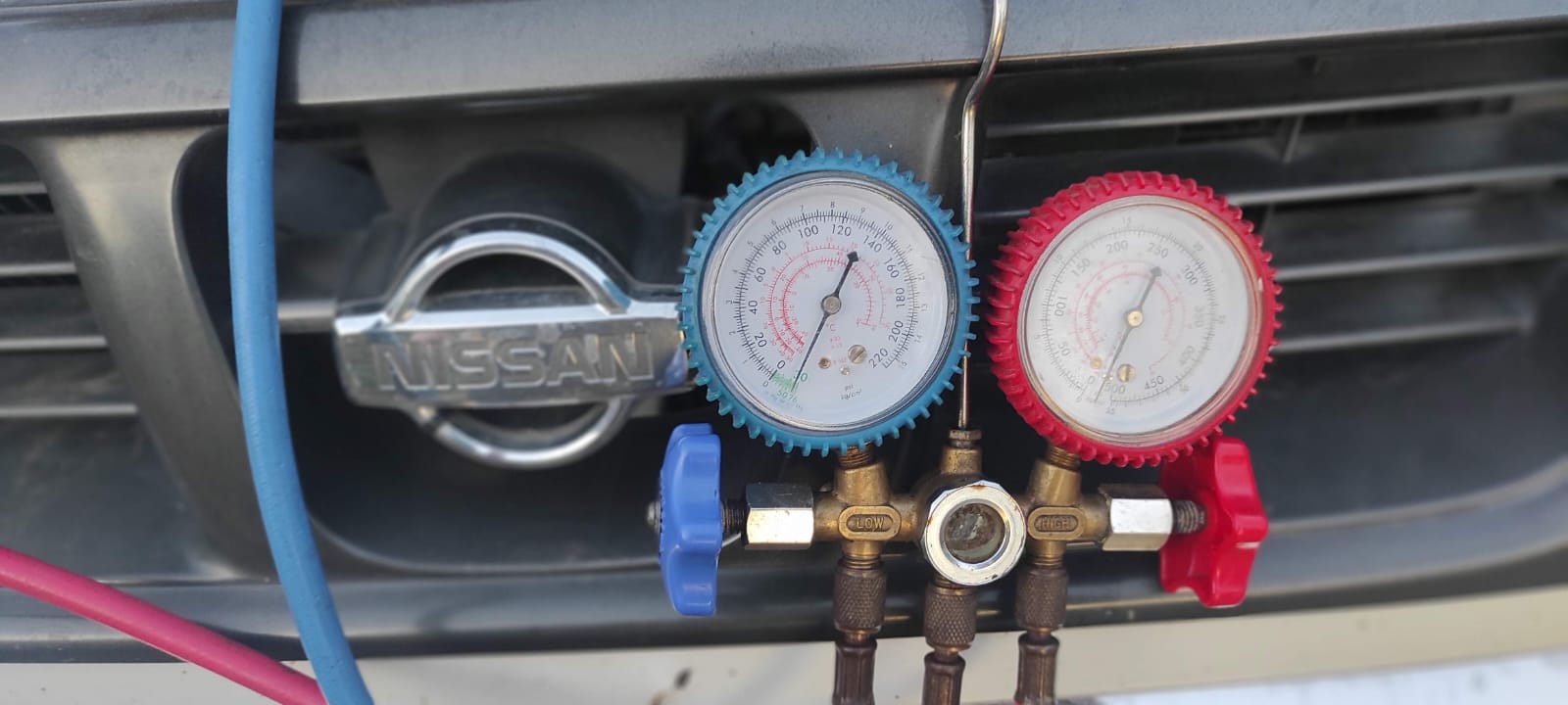 Manometros de presion para diagnostico de aire acondicionado automotor